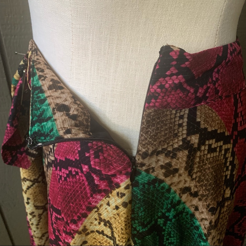 Inc Women’s Plus Size Colorfull Snake Python Anim… - image 6